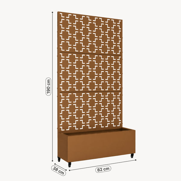 Trennwand Aaskis mit Blumenkasten [casa.pro]
