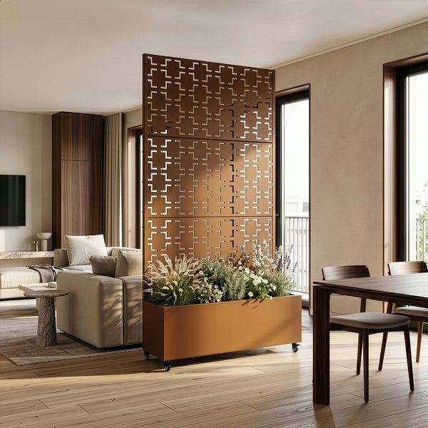 Trennwand Aaskis mit Blumenkasten [casa.pro]