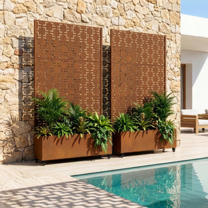 Trennwand Aaskis mit Blumenkasten [casa.pro]