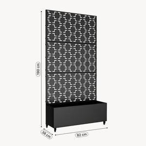 Trennwand Aaskis mit Blumenkasten [casa.pro]