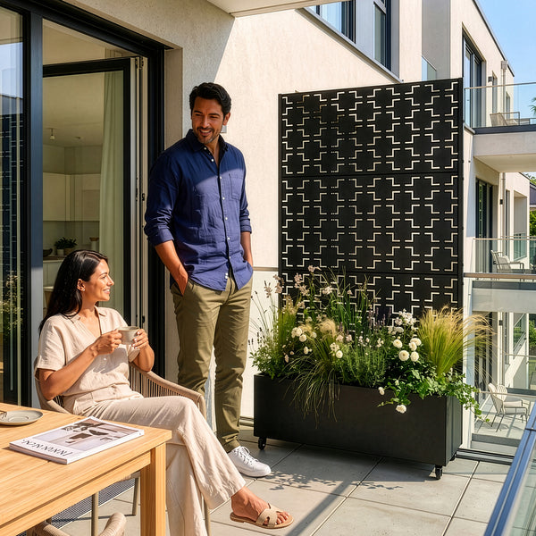 Trennwand Aaskis mit Blumenkasten [casa.pro]