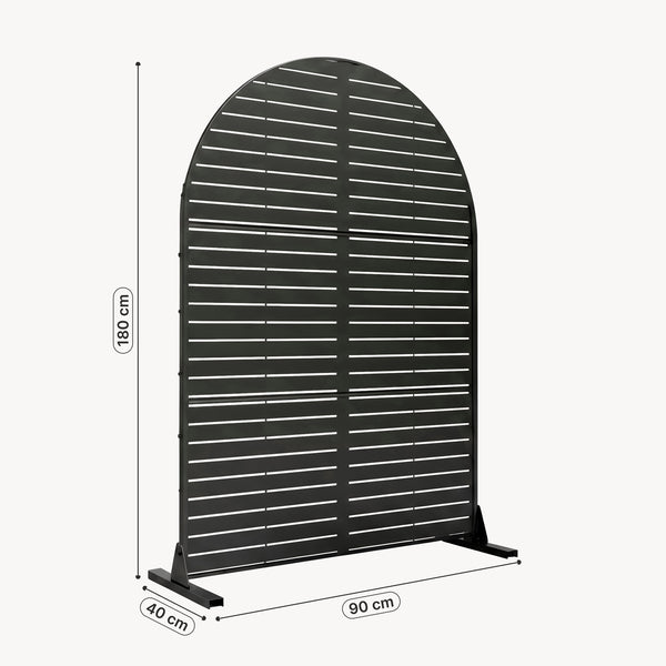 Trennwand Nodepp Rundbogenform Stahl [casa.pro]