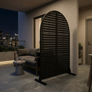 Trennwand Nodepp Rundbogenform Stahl [casa.pro]