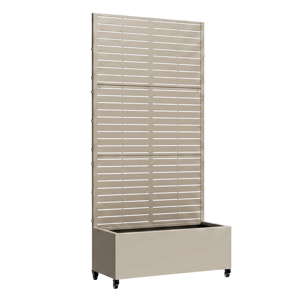Trennwand Nodepp mit Blumenkasten Stahl [casa.pro]