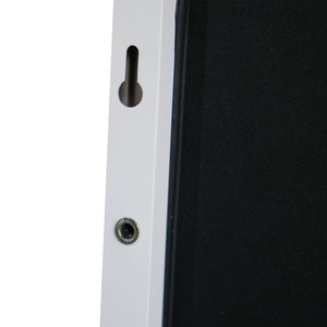Türspiegel Lesina Aluminiumrahmen 120x37cm [en.casa]
