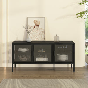 Vitrinen-Sideboard Borshavisa [en.casa]
