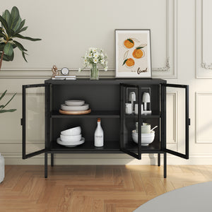 Vitrinen-Sideboard Borshavisa [en.casa]