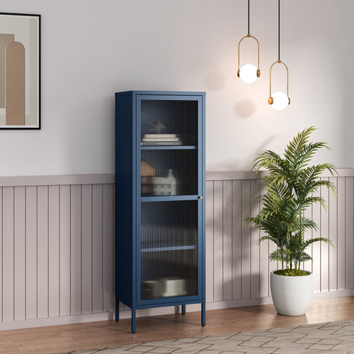 Vitrinenschrank Säkylä [en.casa]