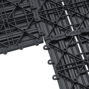 WPC Fliesen Schramberg 11er Set 1m² in versch. Farben [en.casa]