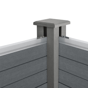 Gartenzaun Pinto in versch. Größen Grau neu.holz