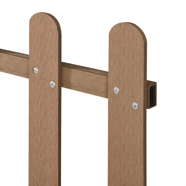 Gartenzaun Elda WPC 200x60 cm in versch. Farben neu.holz