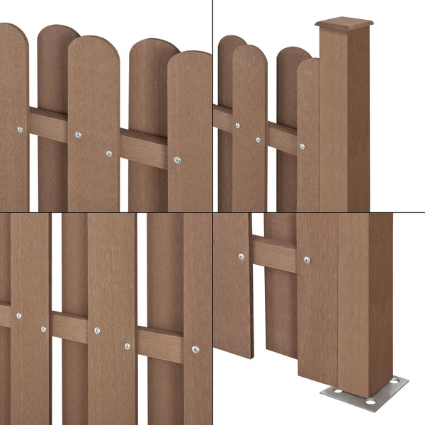 WPC Gartenzaun Langero neu.holz