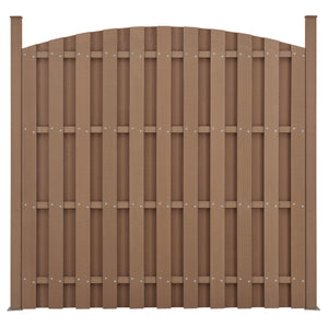 WPC Gartenzaun mit Rundbogen [neu.holz]