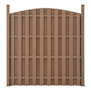 WPC Gartenzaun mit Rundbogen [neu.holz]