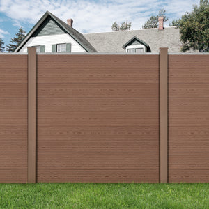 Gartenzaun Getafe WPC mit Pfosten versch. Farben neu.holz