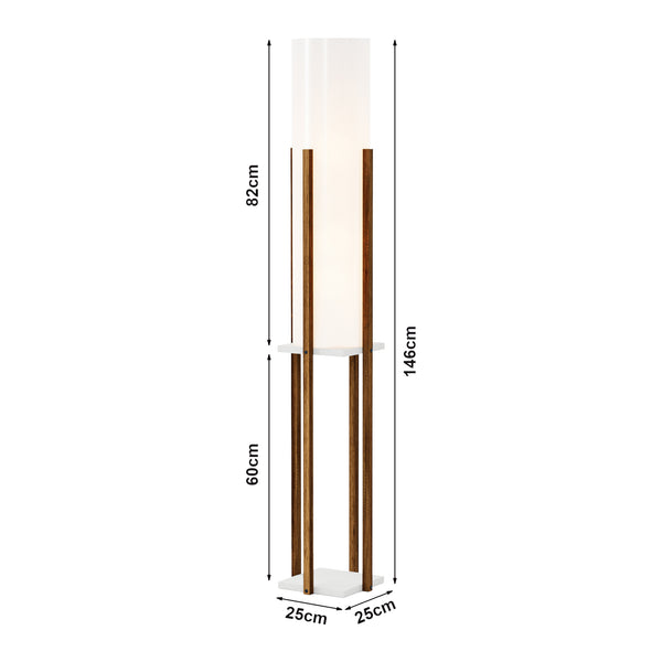 Stehlampe Gisborne mit Ablage [lux.pro]
