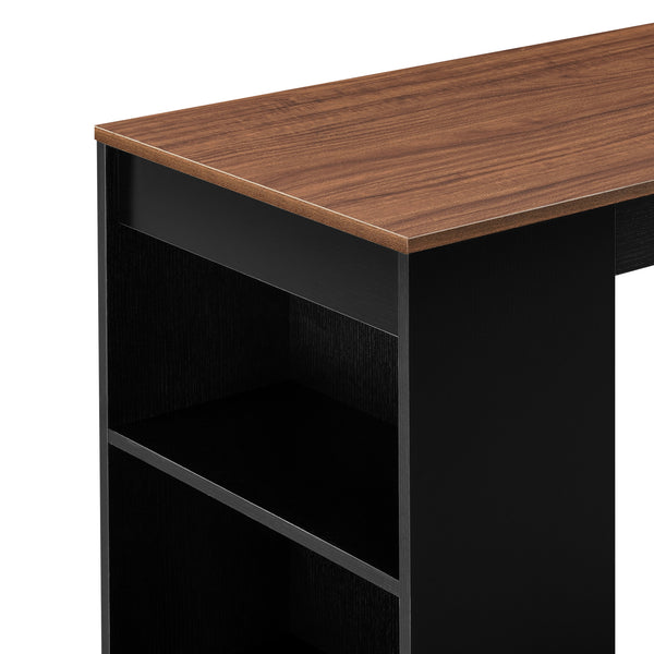 Bartisch Kouvola mit 3 Fächern 110x50x103 cm in versch. Farben [en.casa]