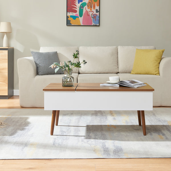 Couchtisch mit Stauraum Flesen [en.casa]