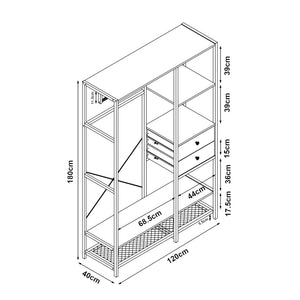 Garderobenständer Larem [en.casa]