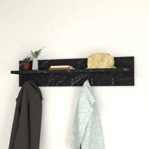 Wandgarderobe Hammarö 80x11x18cm in versch. Farben [en.casa]