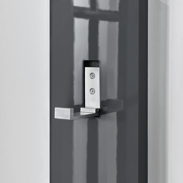 Wandgarderobe Hansnes mit 3 Klapphaken 165 cm versch. Farben [en.casa]