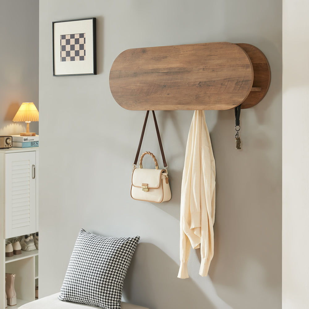 Wandgarderobe Vilkön mit Ablagefach [en.casa]