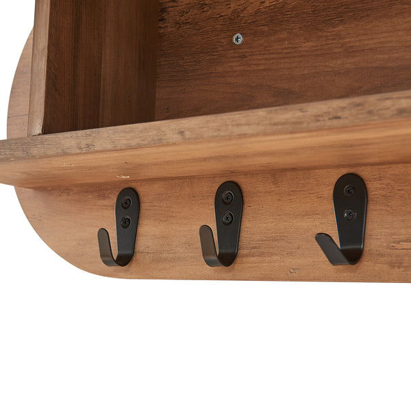Wandgarderobe Vilkön mit Ablagefach [en.casa]