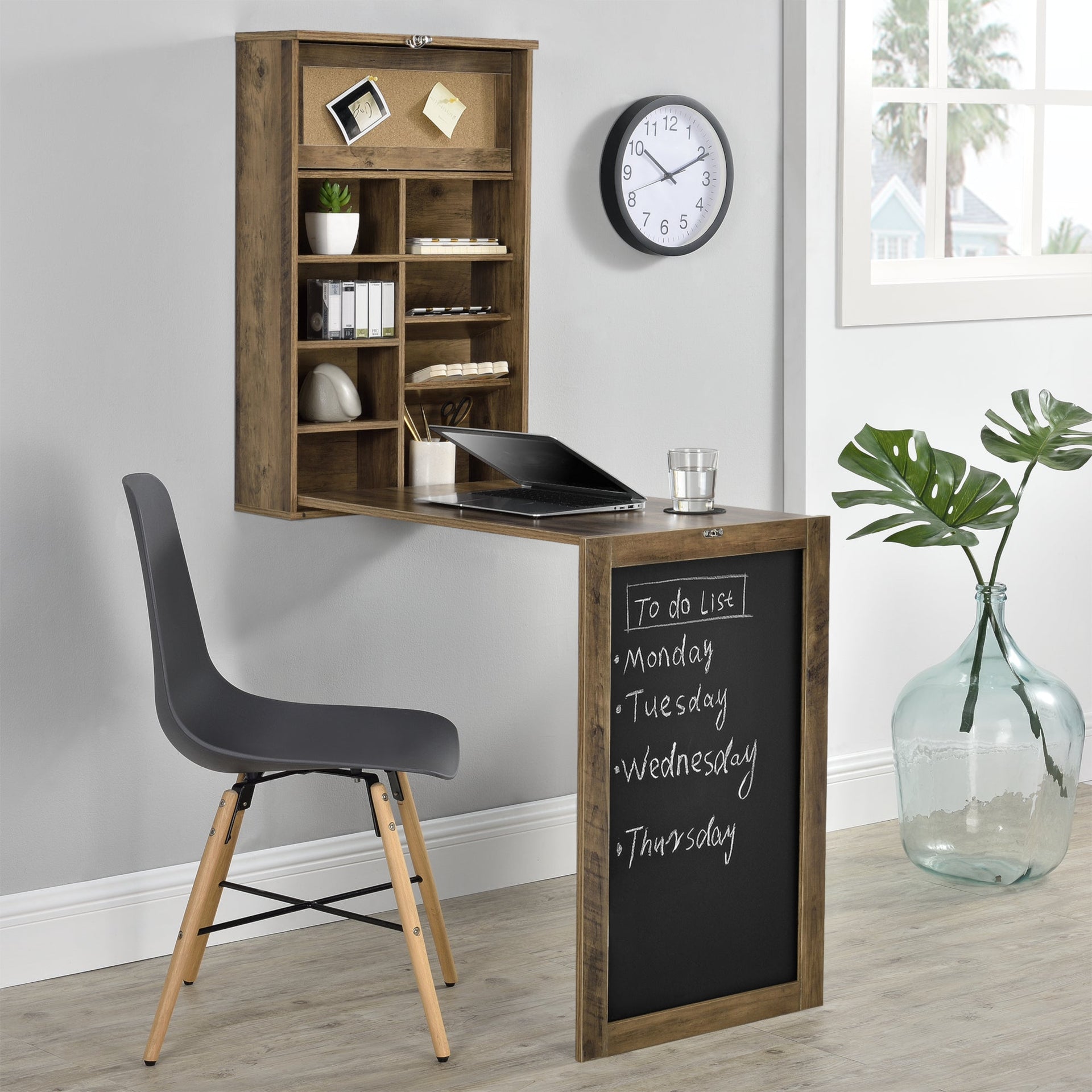 en.casa Wandklapptisch Kläppen – Platzwunder fürs Home Office