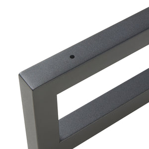 Wandkonsole 2er Set Hawangen Stahl Schwarz [en.casa]