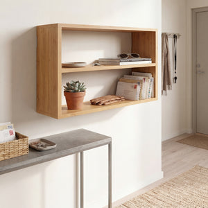 Wandregal Gol 50x15x30 cm Bambus [en.casa]