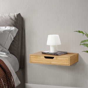 Wandregal Bokn mit Schublade [en.casa] - premiumXL