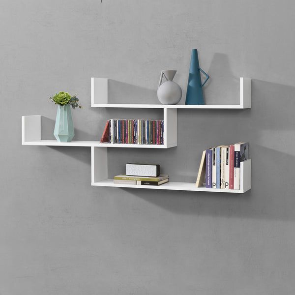 Wandregal Grimstad 119 x 18 x 55 cm versch. Farben en.casa
