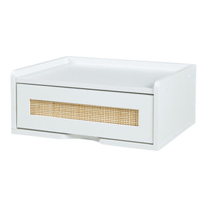 Wandregal Ljuredsø mit Schublade 40x30x16,5 cm [en.casa]
