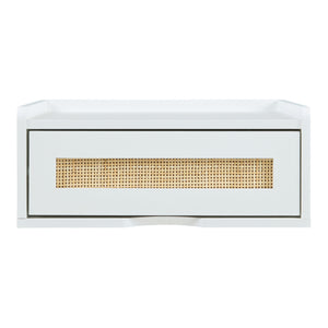 Wandregal Ljuredsø mit Schublade 40x30x16,5 cm [en.casa]