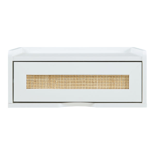 Wandregal Ljuredsø mit Schublade 40x30x16,5 cm [en.casa]