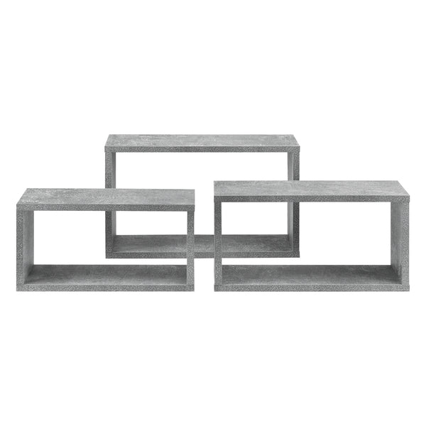 Wandregal Mandal 3er Set versch. Farben en.casa