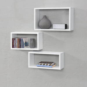 Wandregal Mandal 3er Set versch. Farben en.casa