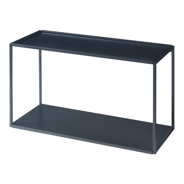 Wandregal Notodden Schwarz Stahl [en.casa]