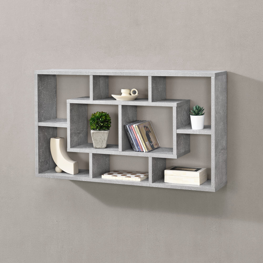 Wandregal Saputit 85x16x48 cm versch. Farben en.casa - premiumXL