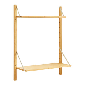 Wandregal Tingvoll Bambus [en.casa]