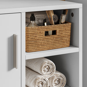 Waschbeckenunterschrank Kulaik 51x60x32 cm Weiß [en.casa]