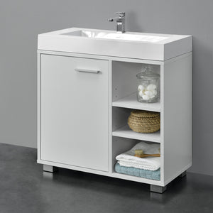 Waschbeckenunterschrank 56x60x31 cm in versch. Farben en.casa