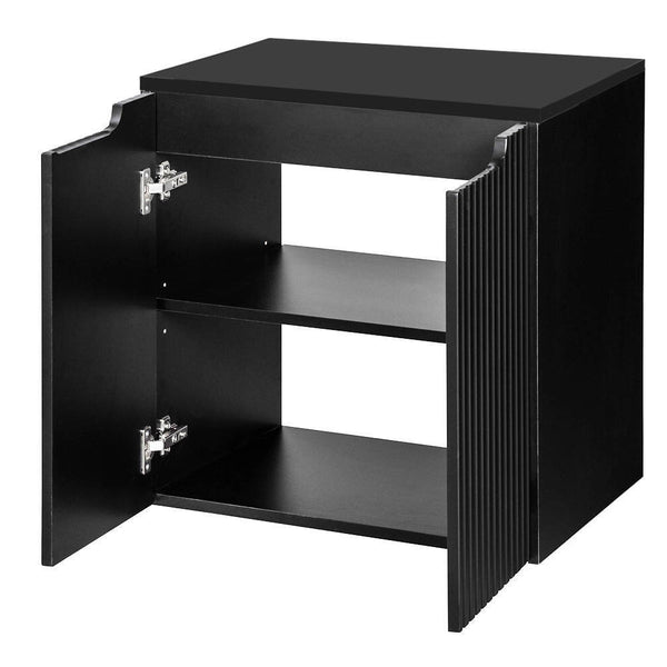 Waschbeckenunterschrank Skelbolu mit Türen [en.casa]