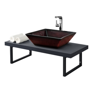 Waschtischplatte 100x45x30 cm in versch. Farben neu.haus