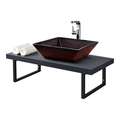 Waschtischplatte 100x45x30 cm in versch. Farben neu.haus