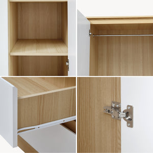 Kleiderschrank Bastheim in versch. Größen und Ausführungen [en.casa]
