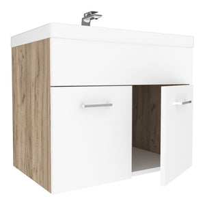 Waschtisch mit Waschbecken Krildihana [en.casa]