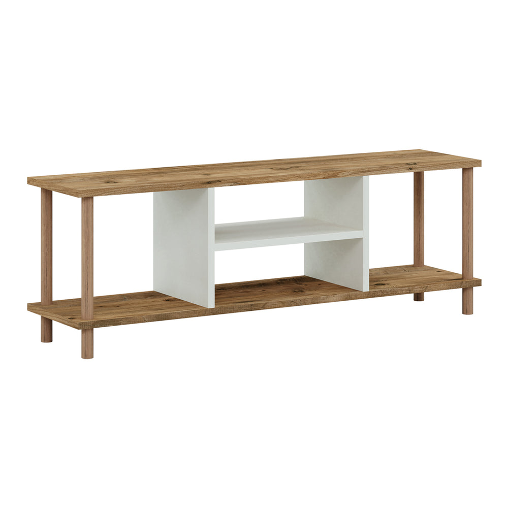 Fernsehtisch Ærøskøbing mit 2 Ablagefächern 43x120x29 cm versch. Farben [en.casa] - premiumXL