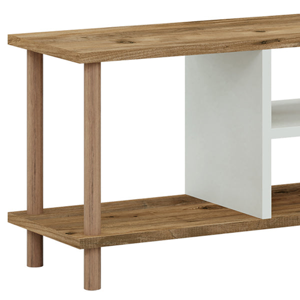 Fernsehtisch Ærøskøbing mit 2 Ablagefächern 43x120x29 cm versch. Farben [en.casa]