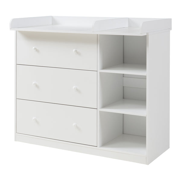 Wickelkommode Beldinupp mit Wickelaufsatz [en.casa]